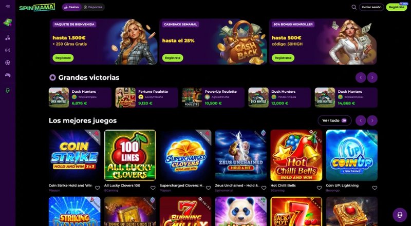 Best spinmama casino opiniones in Spain