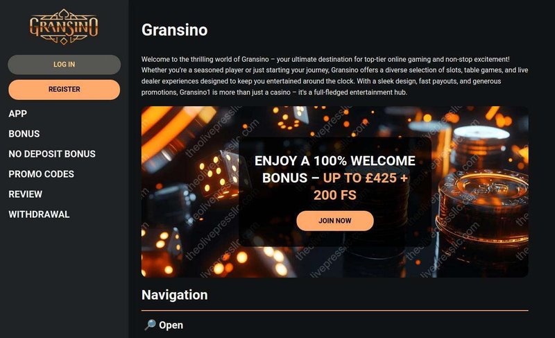Découvrez les bonus du Gransino Casino pour les joueurs en France à France
