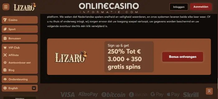 Discover the Thrills of Lizaro Casino Online in the UK Today - overview