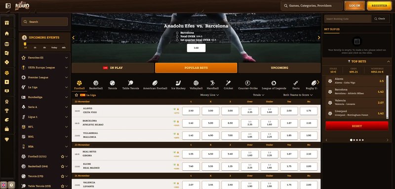 Casino lizaro in United Kingdom